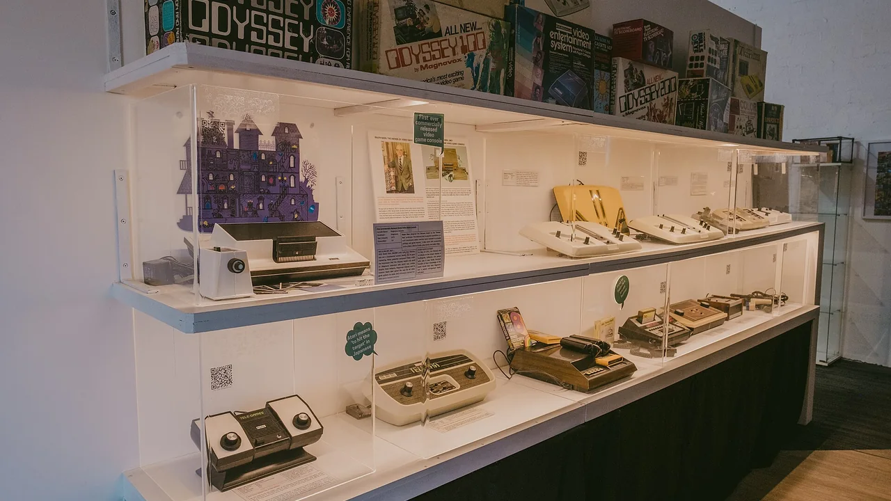 Display of retro video game consoles on shelves — cover image for U.S. Game Spending Reaches $60.8 Billion in 2025 After Restatement